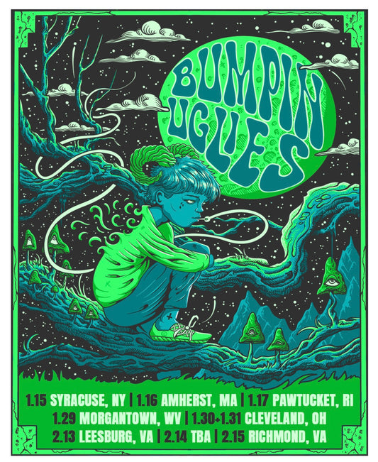 BUMPIN’ UGLIES 18in x 24in 2025 TOUR POSTER