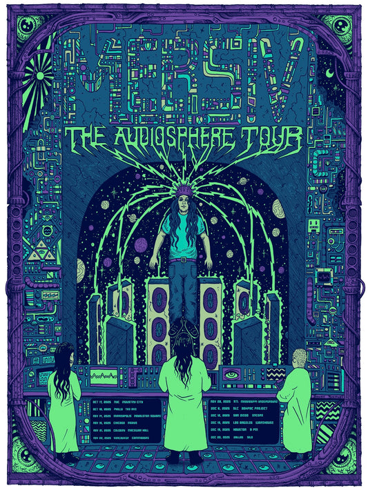 MERSIV 2025 18in x 24in Limited Edition Tour Poster