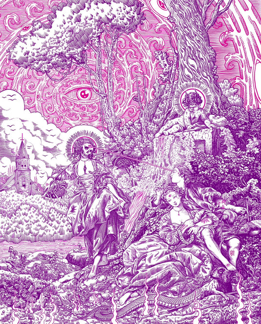 “THE LOVER’S DEATH” (Rare Variant) 16in x 20in Limited Edition Print
