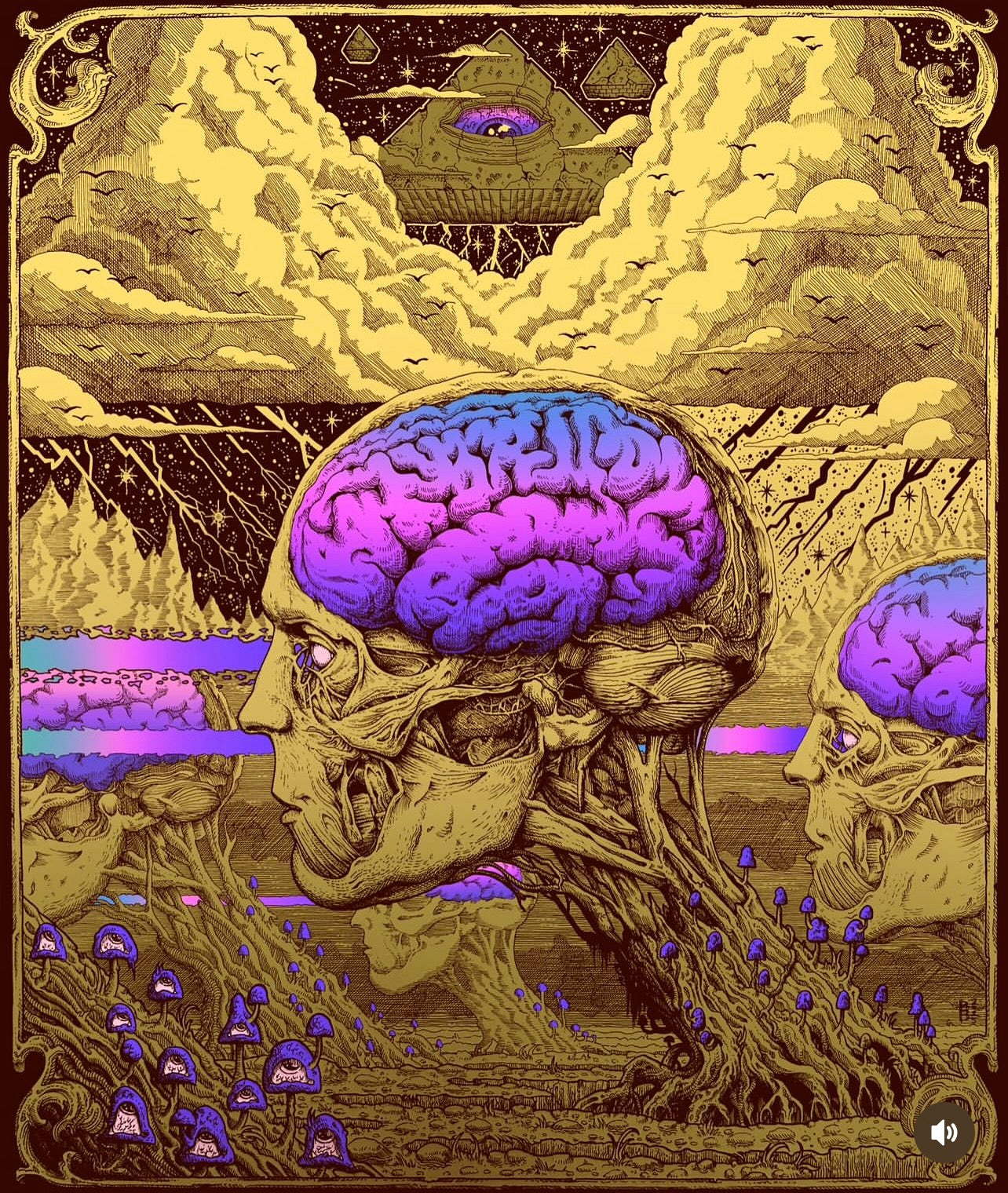 “REALM OF THE VEIL” 18in x 24in LIMITED EDITION BRUSHED METAL PRINT