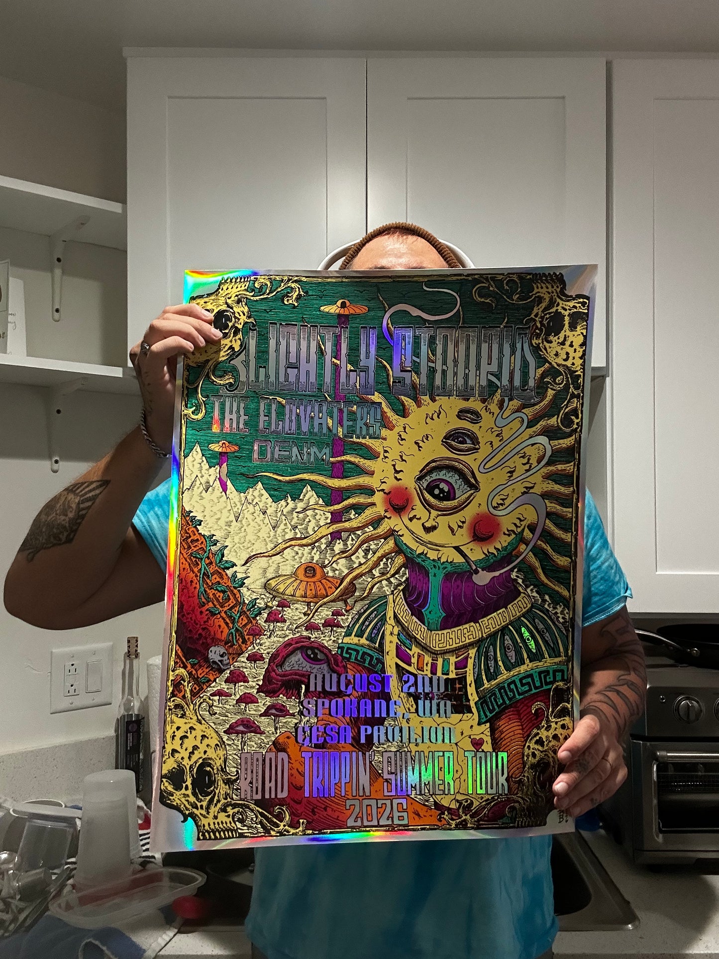 SLIGHTLY STOOPID Spokane, WA 2026 18in x 24in Limited Edition Foil Print