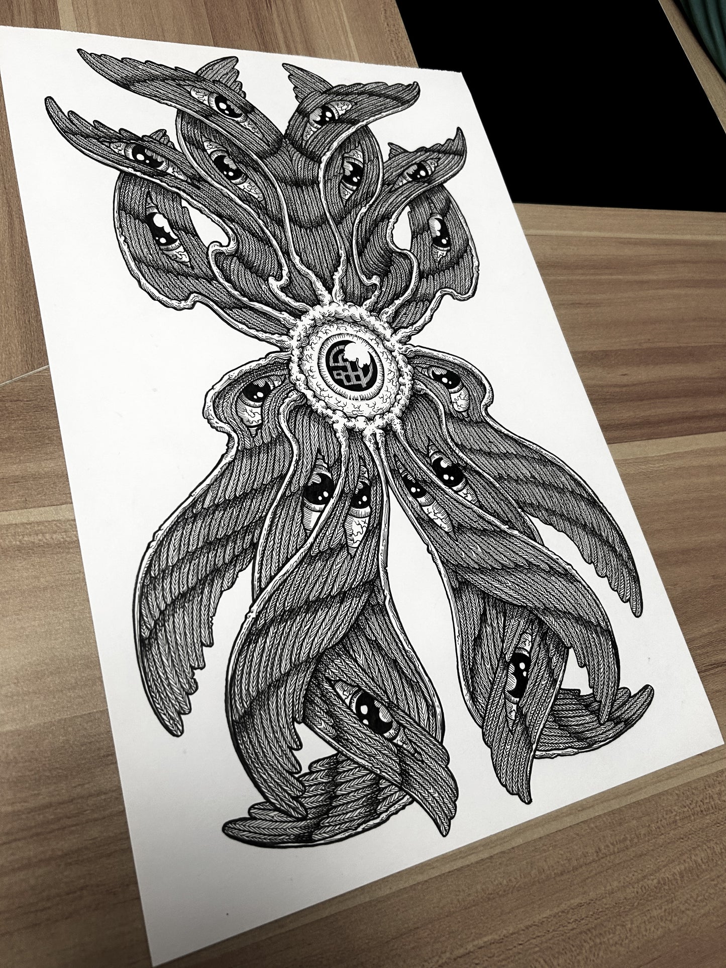 “THE WATCHER” 11in x 17in ORIGINAL