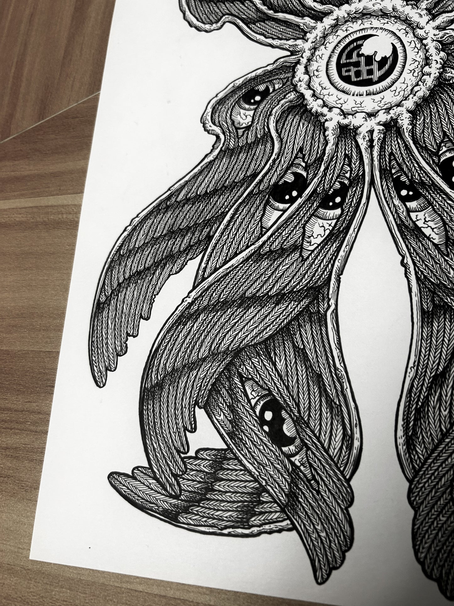 “THE WATCHER” 11in x 17in ORIGINAL