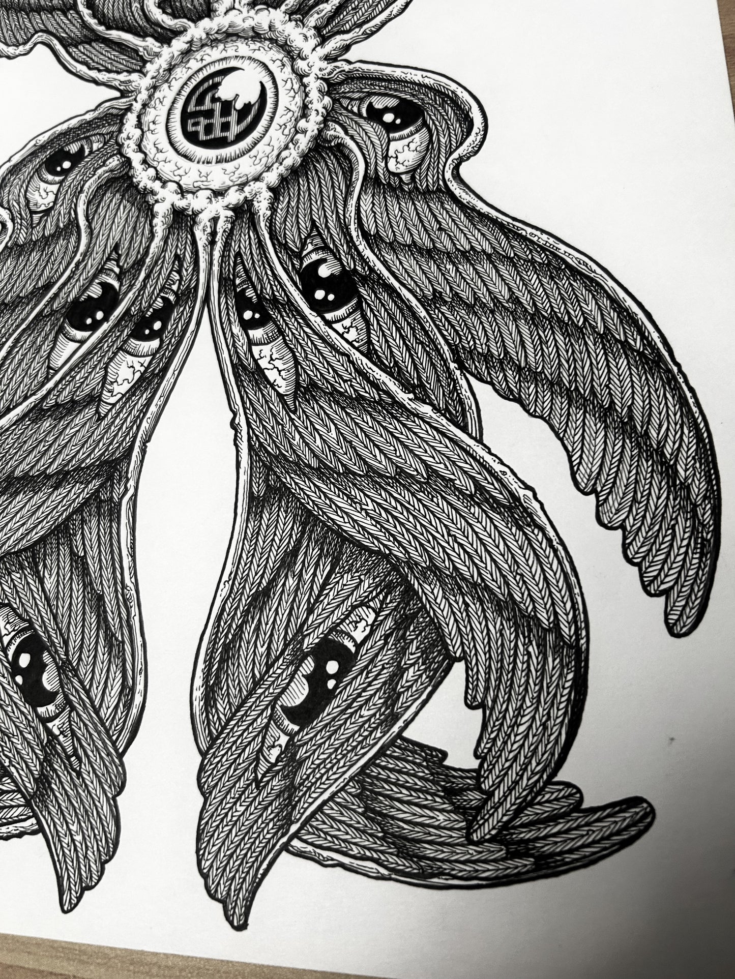 “THE WATCHER” 11in x 17in ORIGINAL