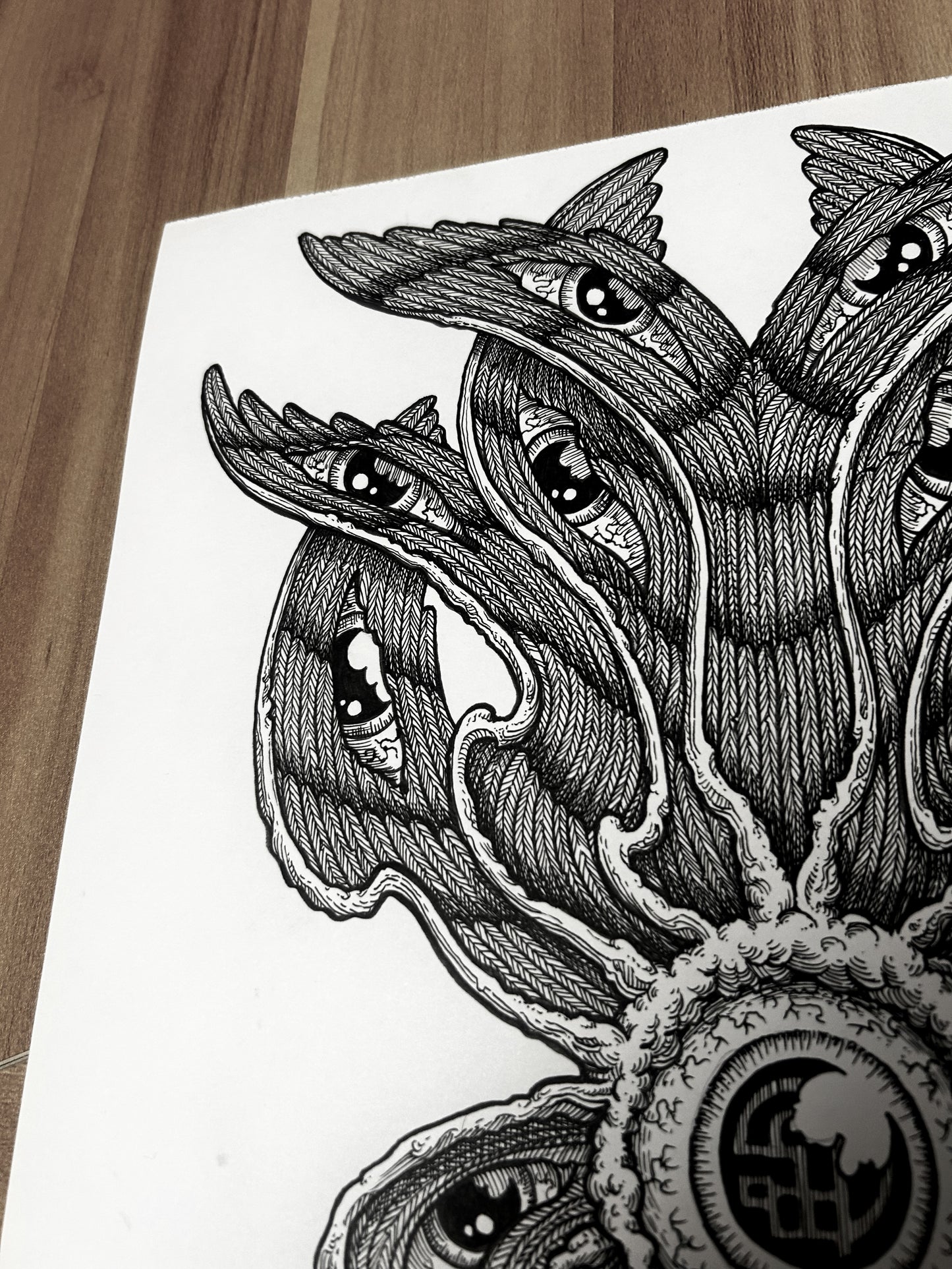 “THE WATCHER” 11in x 17in ORIGINAL