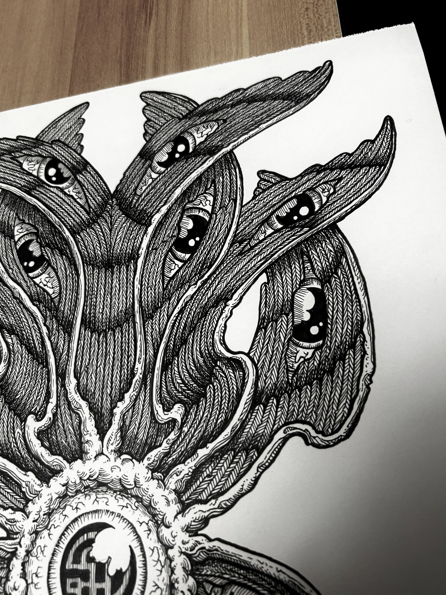 “THE WATCHER” 11in x 17in ORIGINAL