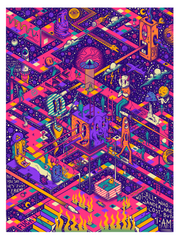 “NOT ALL WHO WANDER ARE LOST, BUT I AM” 18in x 24in Limited Edition Print