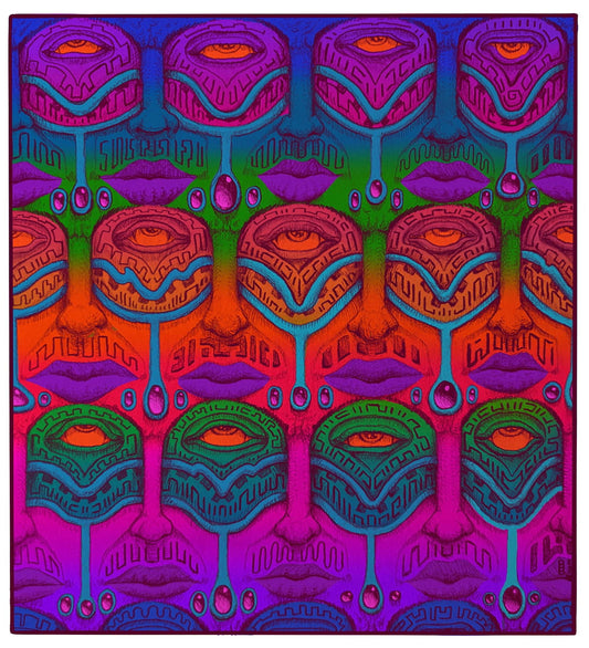 “Symbiosis” (Colored) 9in x 12in LIMITED EDITION PRINT